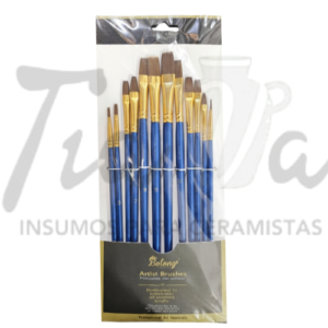 Pincel x 12 plano AM23068