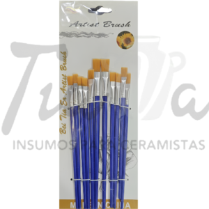 Pincel x 12 plano AM23479