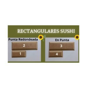 Contramoldes Rectangulares Sushi