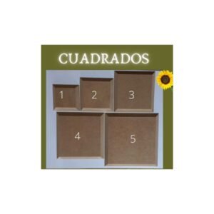 Contramoldes Cuadrados (en punta)