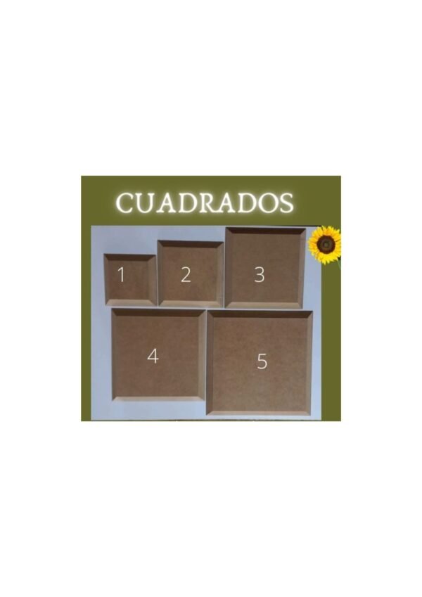 Contramoldes Cuadrados (en punta)