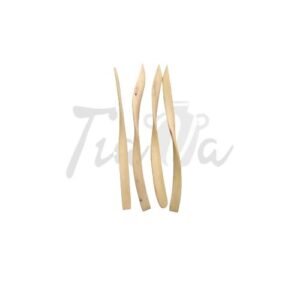 Estecas de Madera Tallada a Mano x unidad
