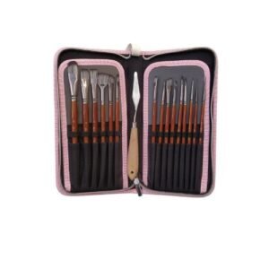 Estuche Pintor Rosa/Negro