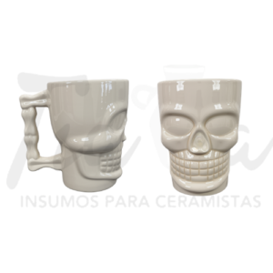 Molde de yeso Taza Calavera