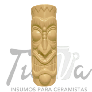 Molde de yeso Vaso Tiki 2