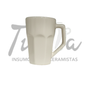 Molde de yeso Vaso Facetado con asa