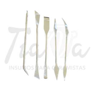 Set de 5 Estecas Metálicas