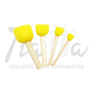 set esponja con palitos x 4
